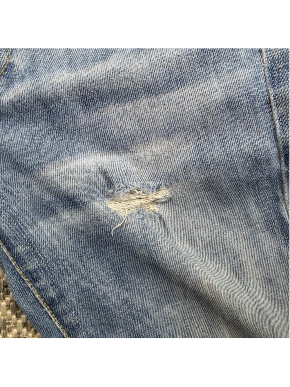 7 For All Mankind Dojo Flare Jeans Women’s Size 25 Distressed Medium Wash - Picture 5 of 12